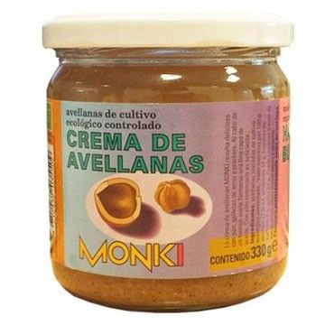 Crema de Avellanas envase de 330g de Monki (Mermeladas)