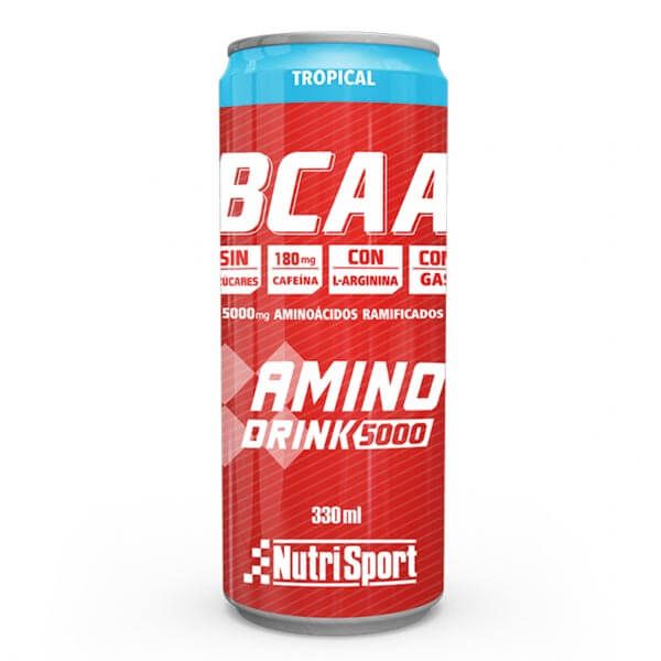 BCAA Amino Drink 5000 presentación de 330ml de la marca Nutrisport de la sección bcaa ramificados