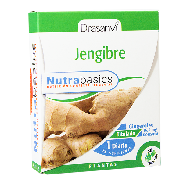 Jengibre envase de 30 cápsulas vegetales de Drasanvi (Mejora General)
