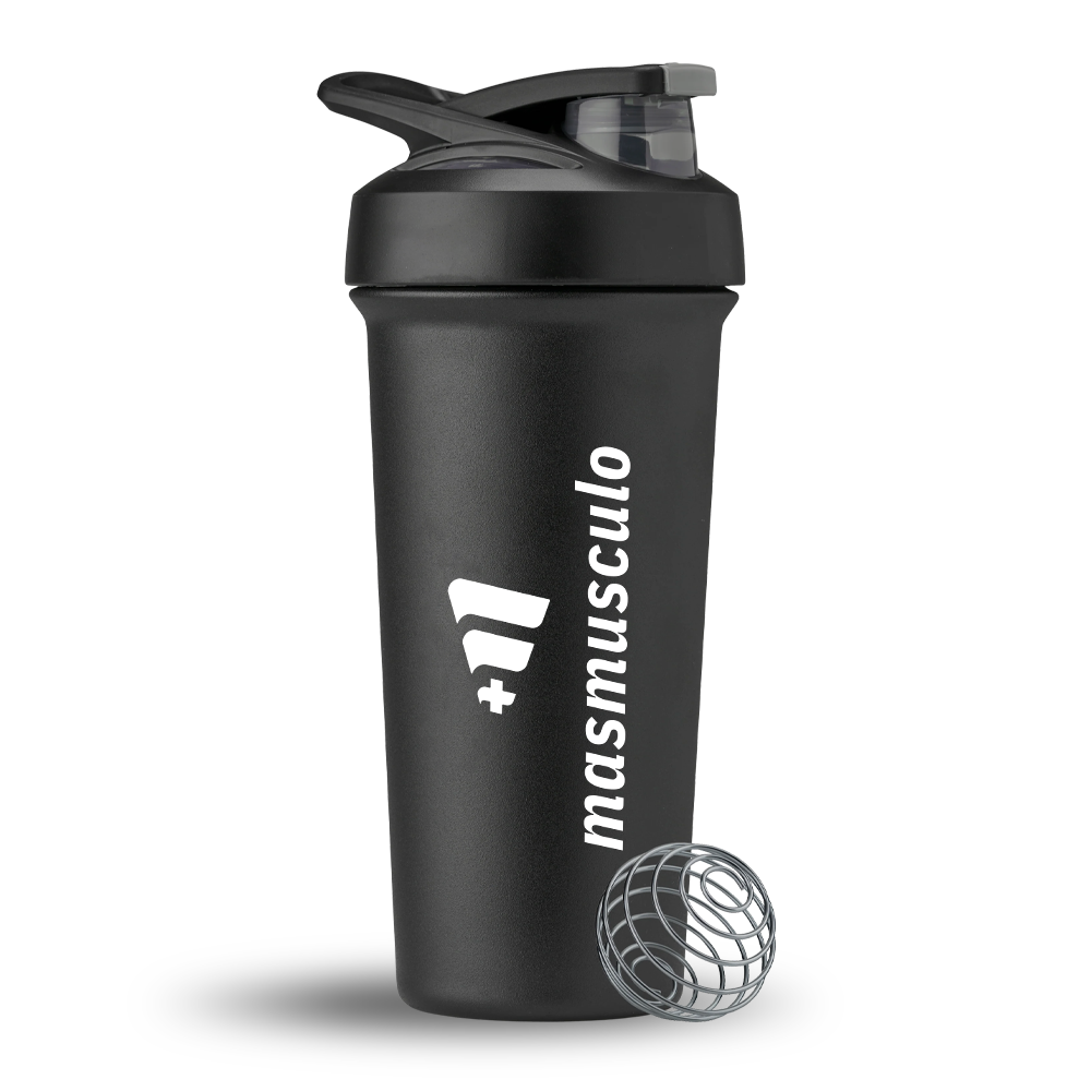 Shaker Métallique avec Balle de Masmusculo