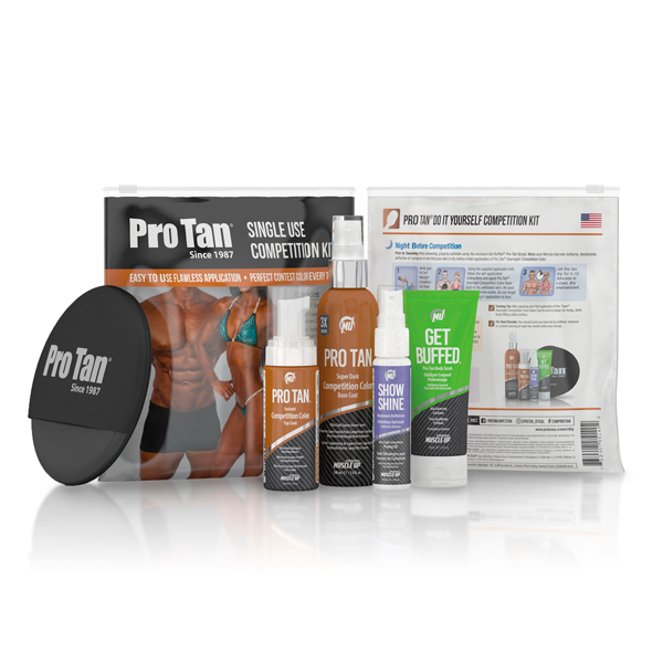 Kit para Competición Super Dark de Pro Tan - Muscle UP