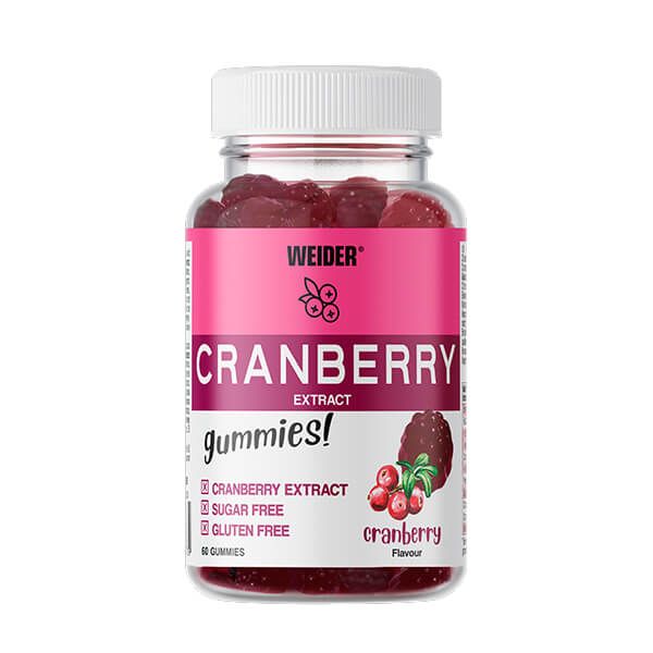 Cranberry en 60 gummies por Weider - antioxidantes