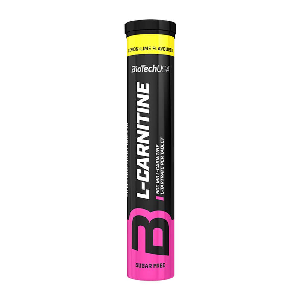 L-Carnitina Efervescente 500mg de 20 tabletas hecho por Biotech USA