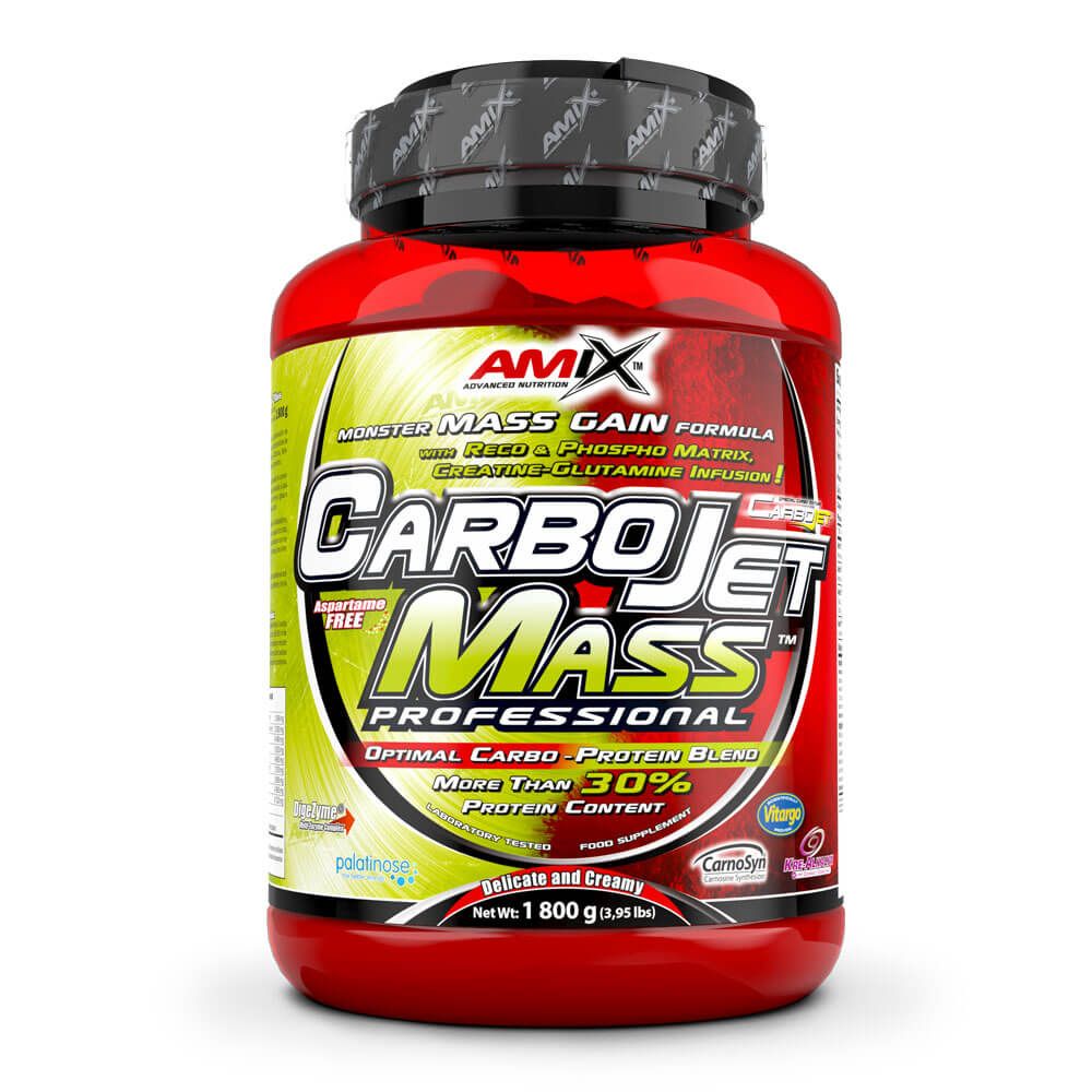 Carbojet Mass Professional envase de 1,8kg en la sección de ganadores de peso con proteína hecho por Amix Nutrition