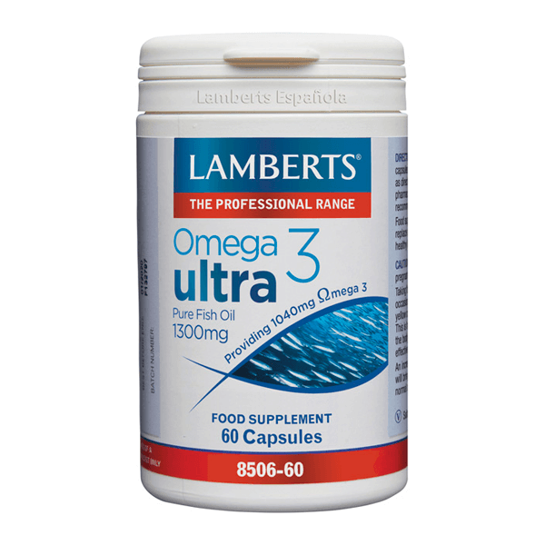 Omega 3 Ultra en 60 cápsulas de la categoría fuente animal de la marca Lamberts