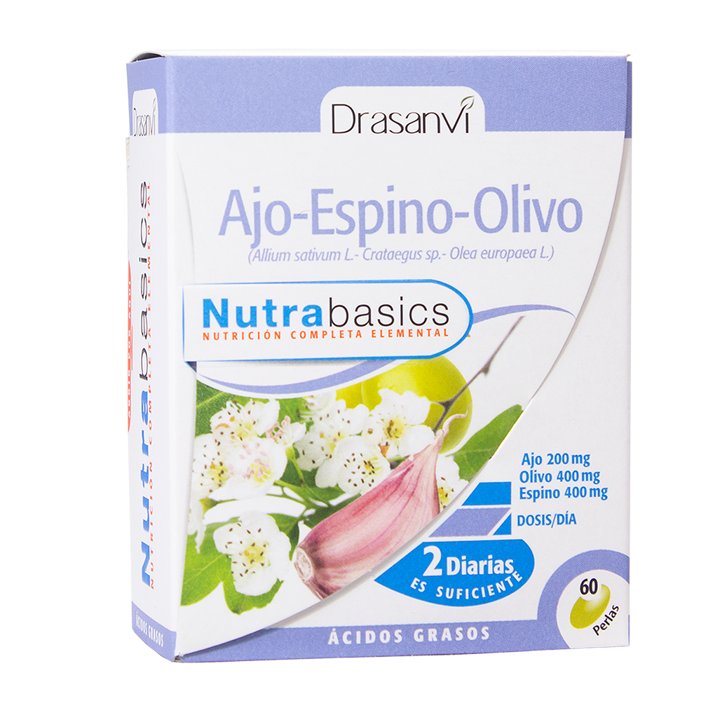 Ajo-Espino-Olivo envase de 60 softgels de Drasanvi (Sistema Inmunológico)