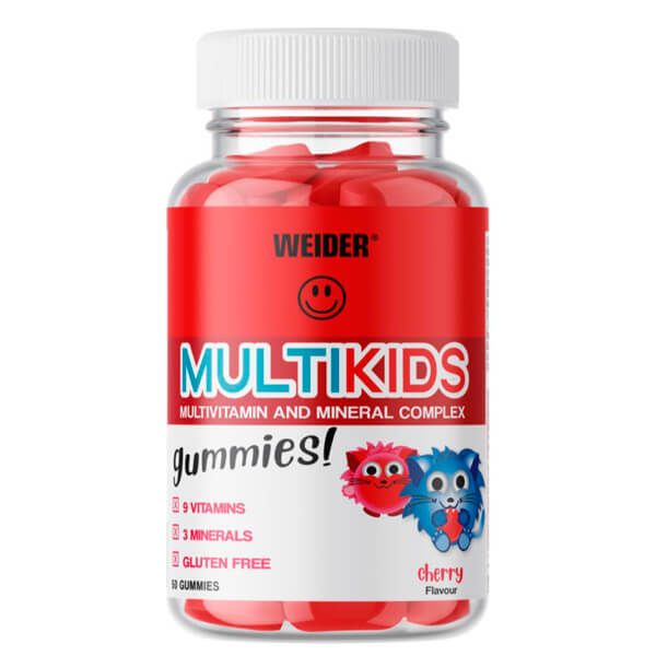 MultiKids bote de 50 gominolas de la marca Weider en la categorÃa Complejos Multivitaminicos