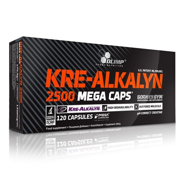 Kre Alkalyn 2500 de 120 mega cápsulas del fabricante Olimp Sport (Kre-alkalyn)