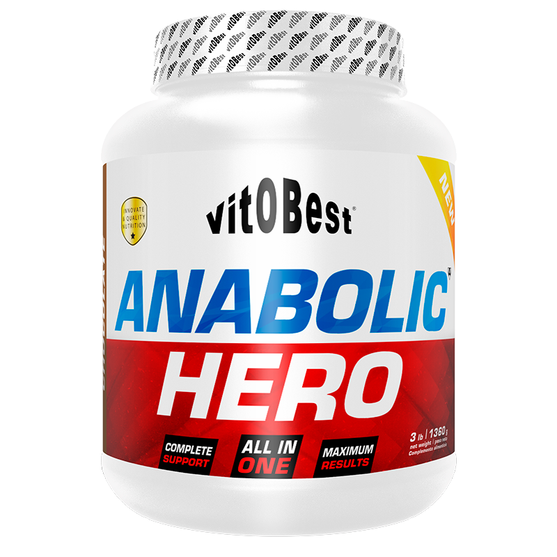 Anabolic Hero envase de 1,4kg de la marca VitoBest (Pre Entrenamiento sin Estimulantes)