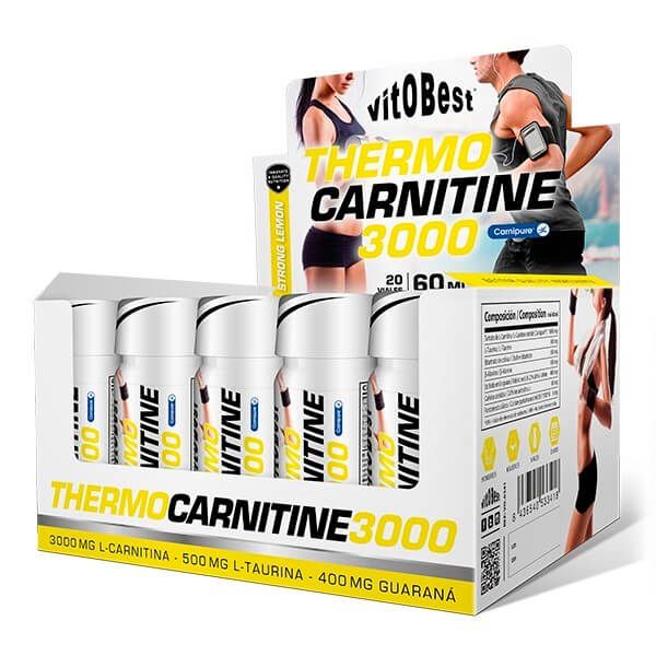 Thermo Carnitine 3000 envase de 60ml del fabricante VitoBest de la categoría l-carnitina