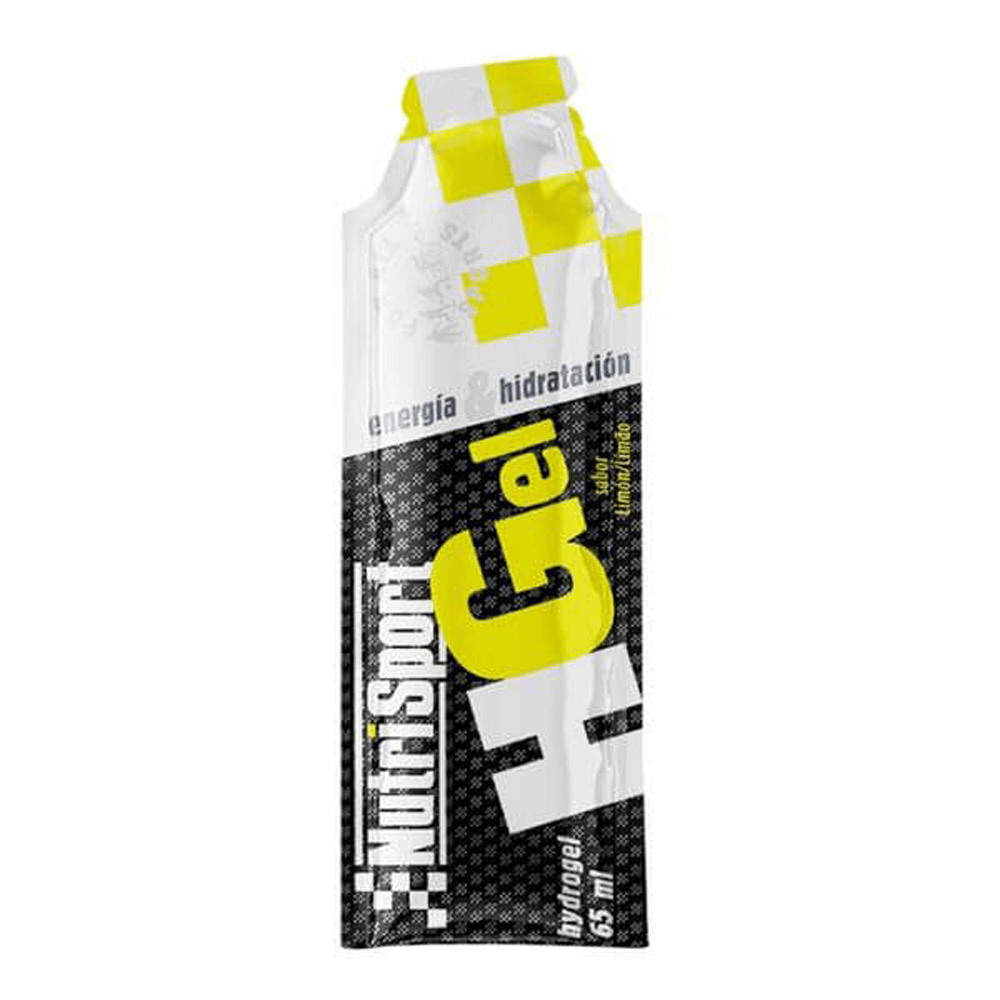 Hgel sin cafeína envase de 65ml de la marca Nutrisport suplemento de la sección hidratación