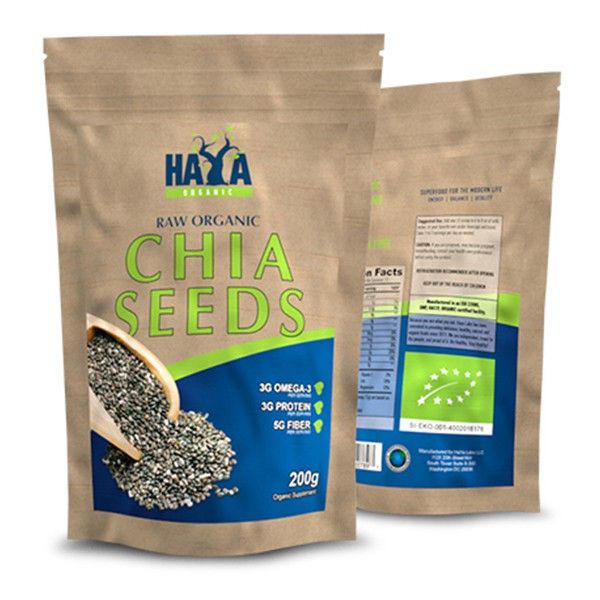 Graines de Chia Biologiques de Haya Labs