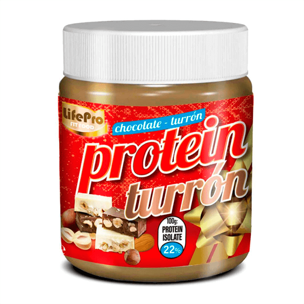 Crema de Turrón Proteico Crujiente Edición Limitada de 250g del fabricante LifePRO de la sección cremas de otros frutos secos