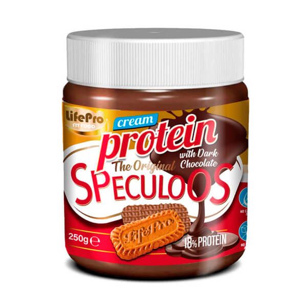 Protein cream speculoos paquet de 250g dans la section de crèmes au chocolat faibles en calories de la marque LifePRO