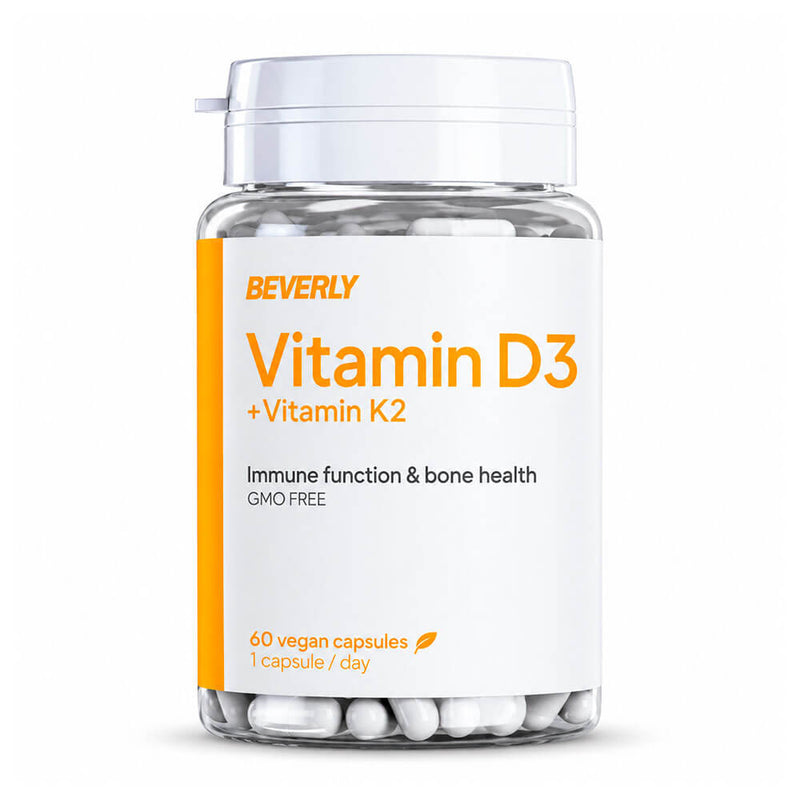 Vitamine D3 + K2 - Beverly Nutrition 0