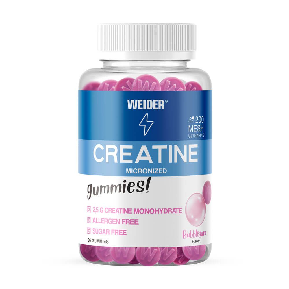 Gommes de Créatine Micronisée 200 Mesh de Weider