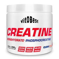 Creatina ClonaPure envase de 200g de la marca VitoBest de la categoría creatina monohidrato