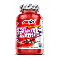 Pure Resveratrol Anti-Ox 100mg bote de 60 cápsulas por Amix Nutrition en la categoría mejora general