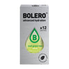 Caja de 12 Stick Bolero Iced Green Tea para 500ml bote de 3g hecho por Bolero suplemento de edulcorantes y saborizantes