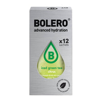 Caja de 12 Stick Bolero Iced Green Tea para 500ml bote de 3g hecho por Bolero suplemento de edulcorantes y saborizantes