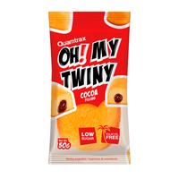 Barrita Oh! My Twiny envase de 50g - galletas proteicas  bajas en calorias hecho por Quamtrax