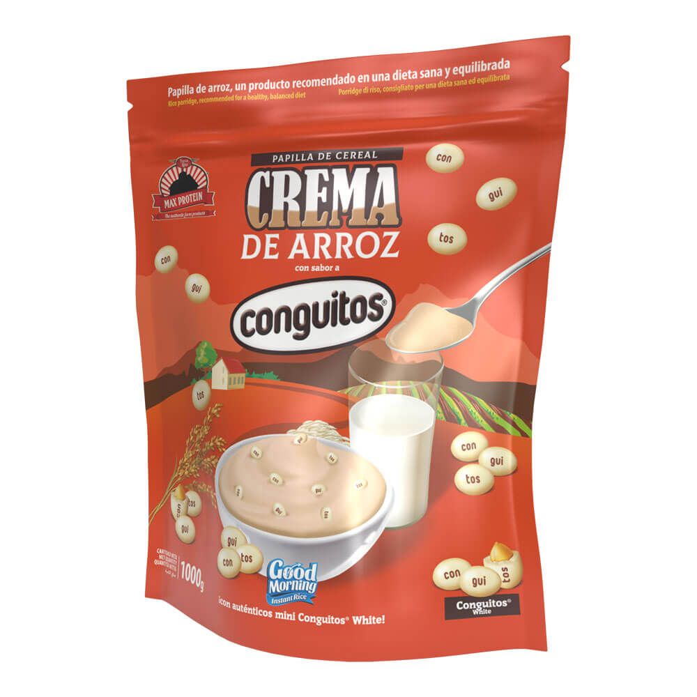 Crema de Arroz Conguitos® de 1kg de Max Protein en la categoría harina de arroz