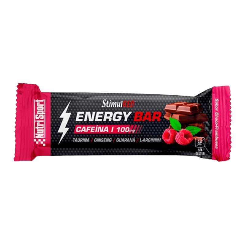 Barre Nutrisport StimulRED avec caféine - Nutrisport 0
