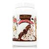 Casein Cream presentación de con toppings suplemento de caseina hecho por IO.Genix