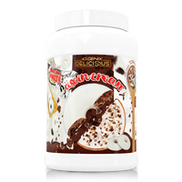 Casein Cream presentación de con toppings suplemento de caseina hecho por IO.Genix