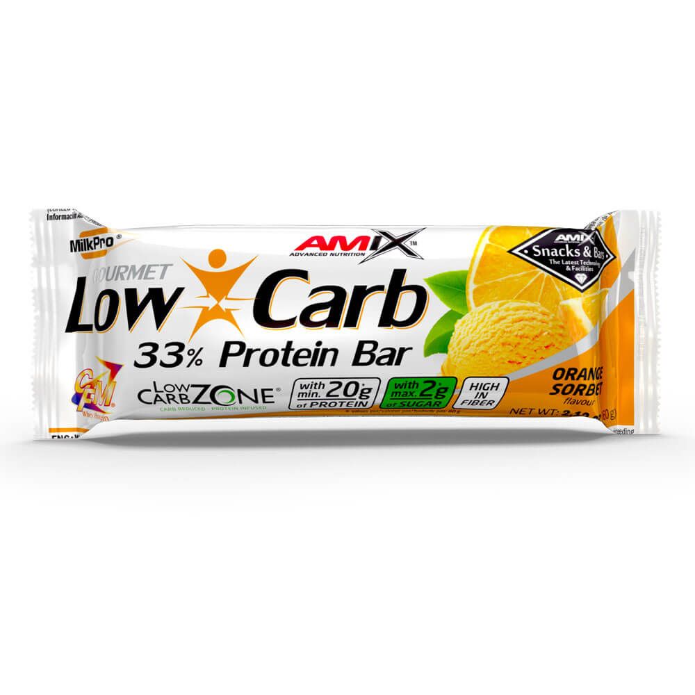 Barrita Low Carb 33% Protein Bar bote de 60g en la secciÃ³n de barritas de proteinas de Amix Nutrition