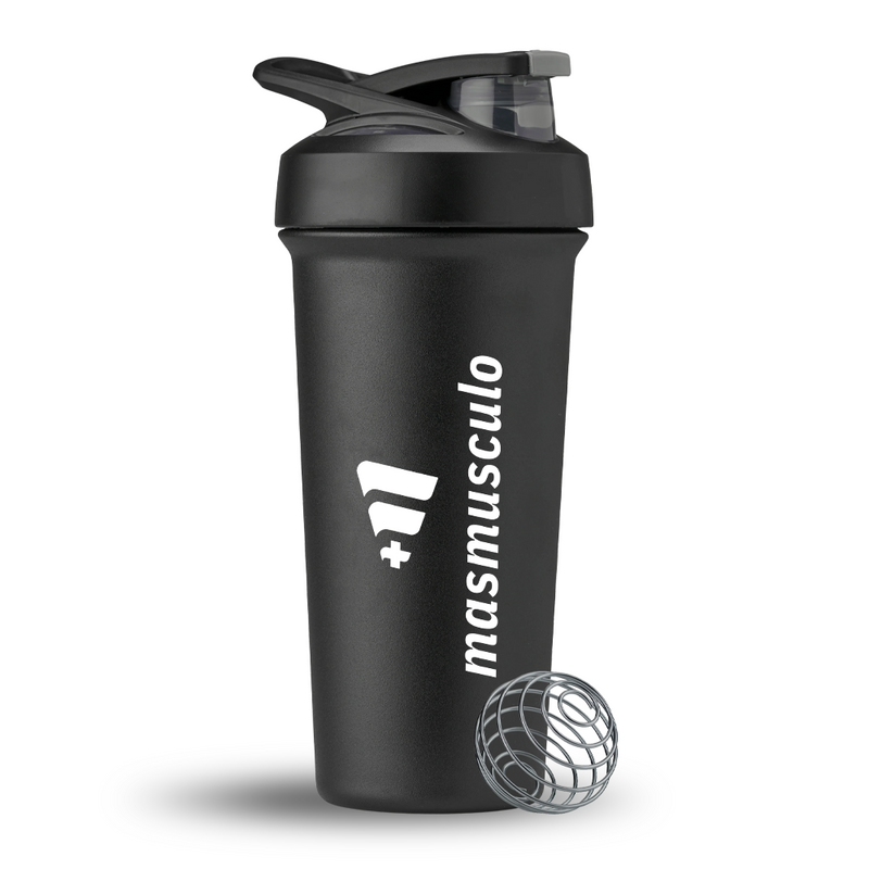 Shaker Metalico Con Bola de Masmusculo - Masmusculo 0