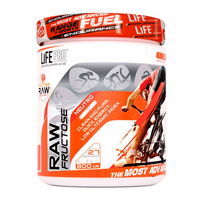 Raw Fructose envase de 800g del fabricante LifePRO complemento alimenticio de energéticos