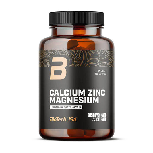 Calcium, zinc et magnésium (organiques) de Biotech USA de la marque Biotech USA dans la collection Minéraux