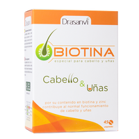 Biotina 400mcg de 45 comprimidos de la marca Drasanvi (Cuidado del Cabello)