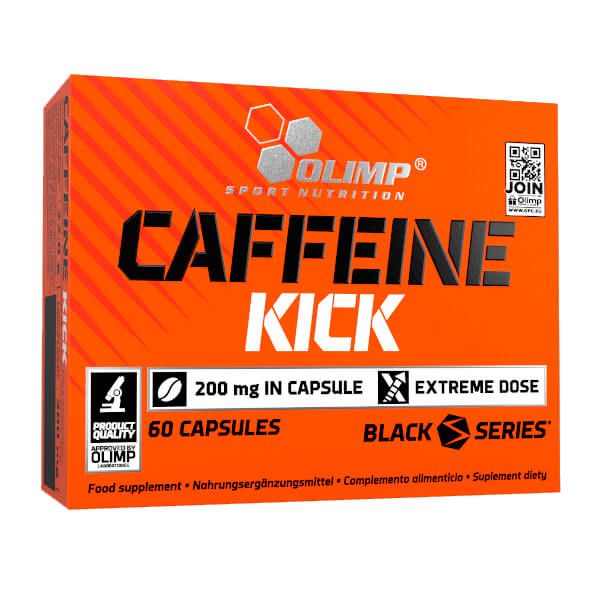 Caffeine Kick 200mg bote de 60 cápsulas de la categoría cafeína del fabricante Olimp Sport