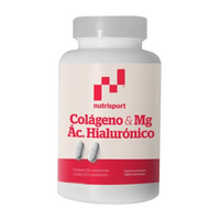 Colágeno, Magnesio y Ácido Hialurónico bote de 200 tabletas hecho por Nutrisport