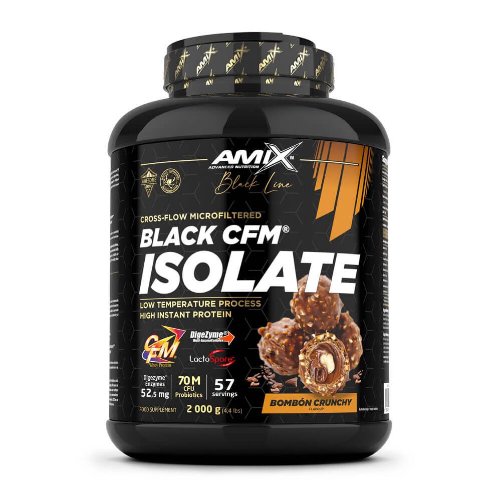 Black CFM Isolate en 2kg por Amix Nutrition suplemento de la sección proteína de aislado de suero isolate