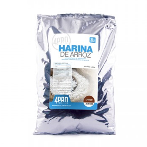 Harina de Arroz de 1 kg del fabricante 4PRO Nutrition