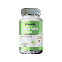 Super Vitamin Detox bote de 60 cápsulas suplemento de complejos multivitaminicos de Beverly Nutrition
