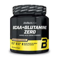 BCAA + Glutamine ZERO bote de 480g de Biotech USA en la categoría bcaa + glutamina