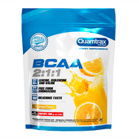 BCAA 2:1:1 presentación de 500g suplemento de bcaa ramificados hecho por Quamtrax