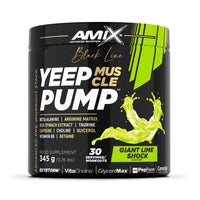 Yeep Pump en 345g hecho por Amix Nutrition en la sección de pre entreno