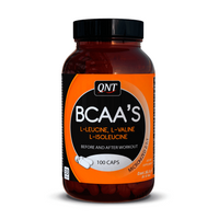 BCAAS + Vitamina B6 de 100 cápsulas del fabricante QNT (BCAA's)