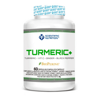 Turmeric+ en 60 cápsulas hecho por Scientiffic Nutrition de la sección antioxidantes
