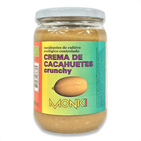 Crema de Cacahuetes envase de 650g de la marca Monki (Cremas de Cacahuete)