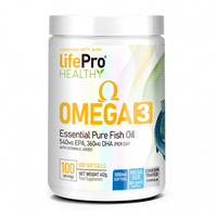 Omega 3 envase de 300 softgels de la marca LifePRO