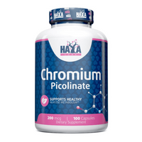 Picolinato de Cromo 200mcg envase de 100 cápsulas en la sección de otros quemadores hecho por Haya Labs