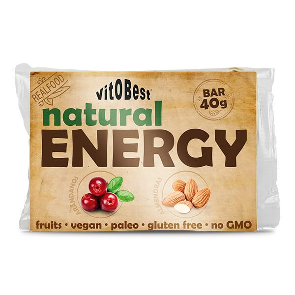 Barrita Natural Energy envase de 40g por VitoBest dentro de Barritas de Carbohidratos