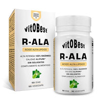 R-ALA presentación de 50 cápsulas vegetales por VitoBest en la sección de antioxidantes