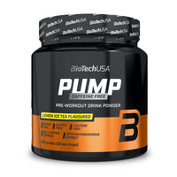 Pump Caffeine Free de 330g suplemento de la sección pre entreno sin estimulantes de Biotech USA